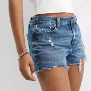 aerie Daydream High-Waisted Denim Shorts